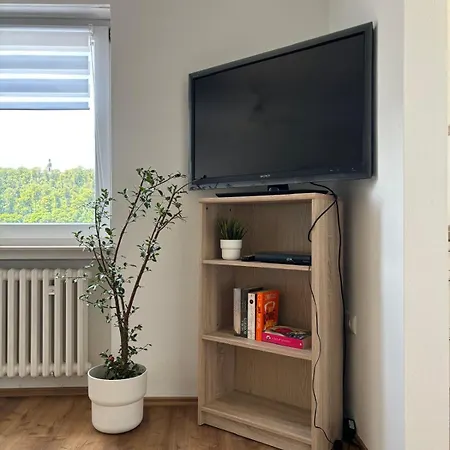Ferienwohnung Blick Zur Bergkirche Weikersheim Exterior foto